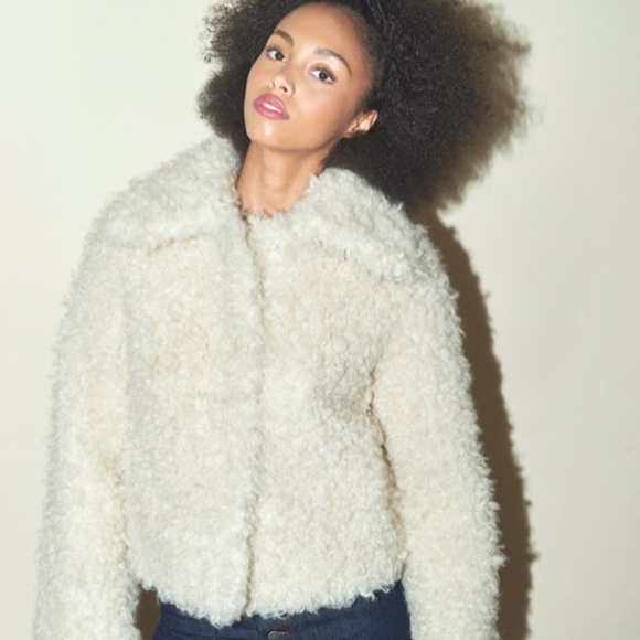 Rouje Serge Faux Fur Coat - Picture 4 of 7